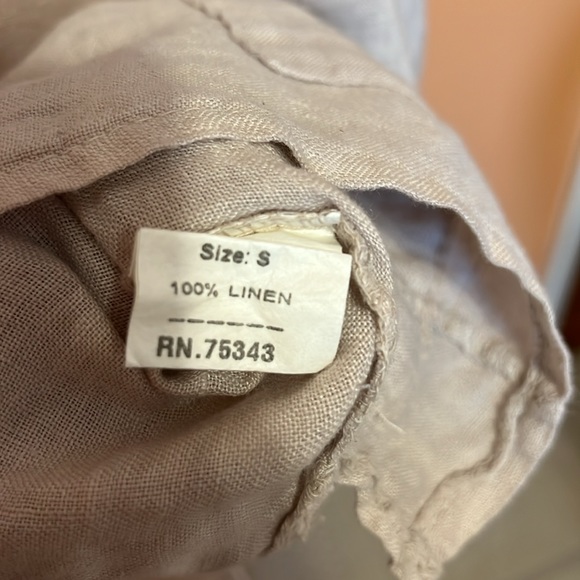 Francesca Bettini linen top size small - Picture 6 of 6
